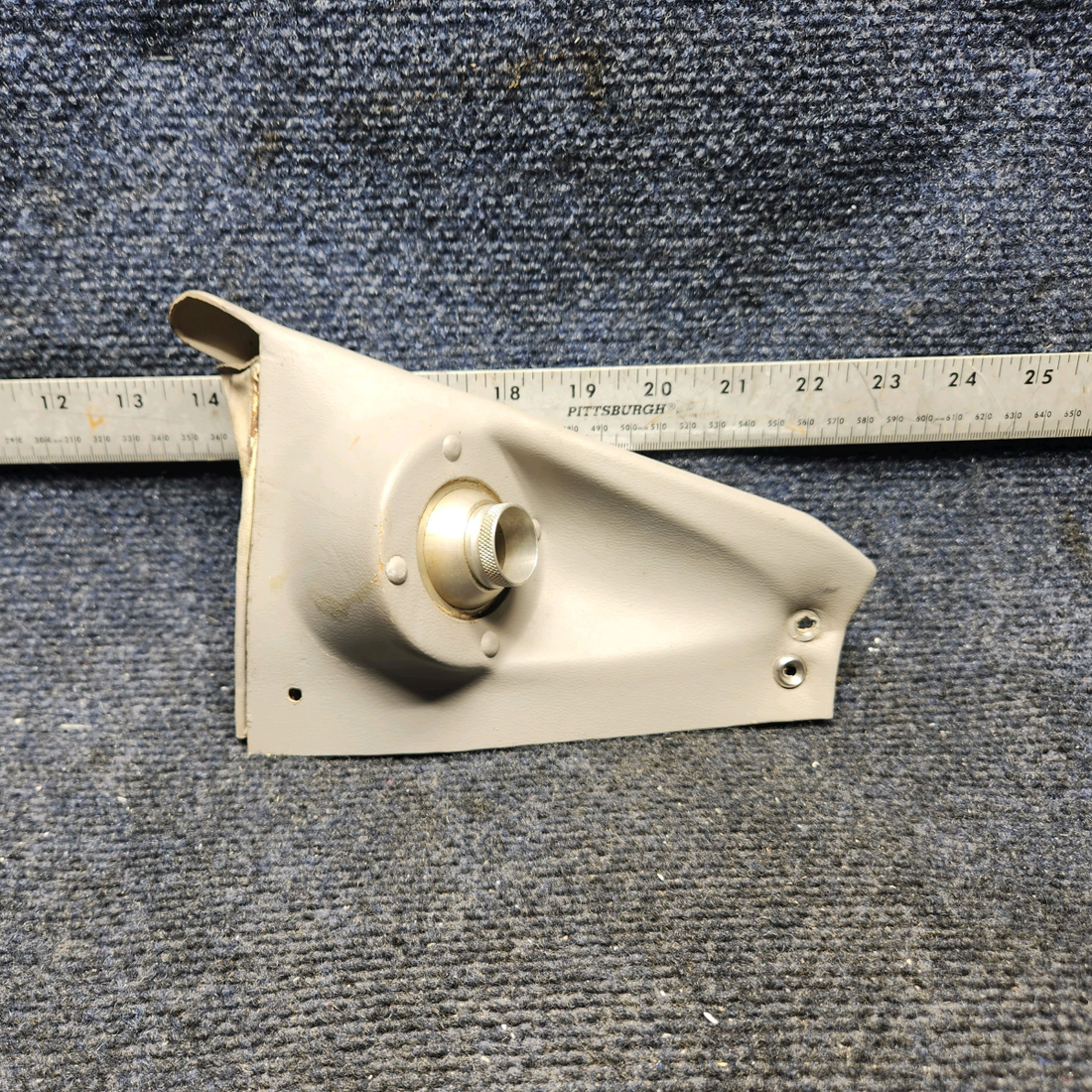 Used aircraft parts for sale, 169-534026-2 , B-2120-501 Beechcraft A23A Musketeer Custom III OUTLET RH ESCUTCHEON W/ WEMAC VENT