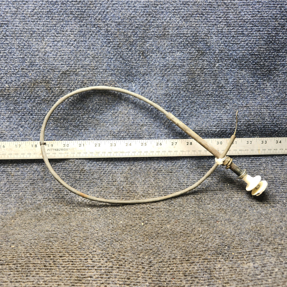 Used aircraft parts for sale, S1241-4 Cessna 182G Control Assembly Cabin Air (32.5" long)