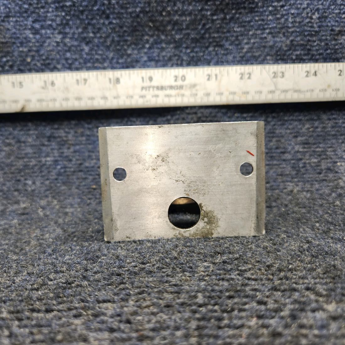 Used aircraft parts for sale, 169-640012-3 / 169-640012-5 Beechcraft A24R Rudder Hinge Bracket Assy W/ Bearing