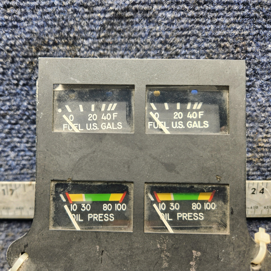 Used aircraft parts for sale, 39569-003 Rochester Gauges Piper PA34-220T Instruments Gauge Cluster (12V)