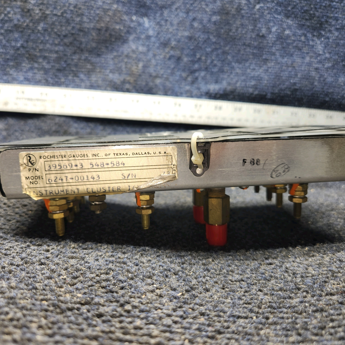 Used aircraft parts for sale, 548-584 Rochester Gauges Piper PA34-220T Intrument Gauge Cluster (12V)
