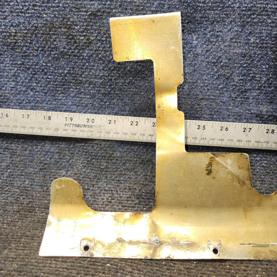 Used aircraft parts for sale, 0513057-1 Cessna 172E Rudder Bar Shield LH