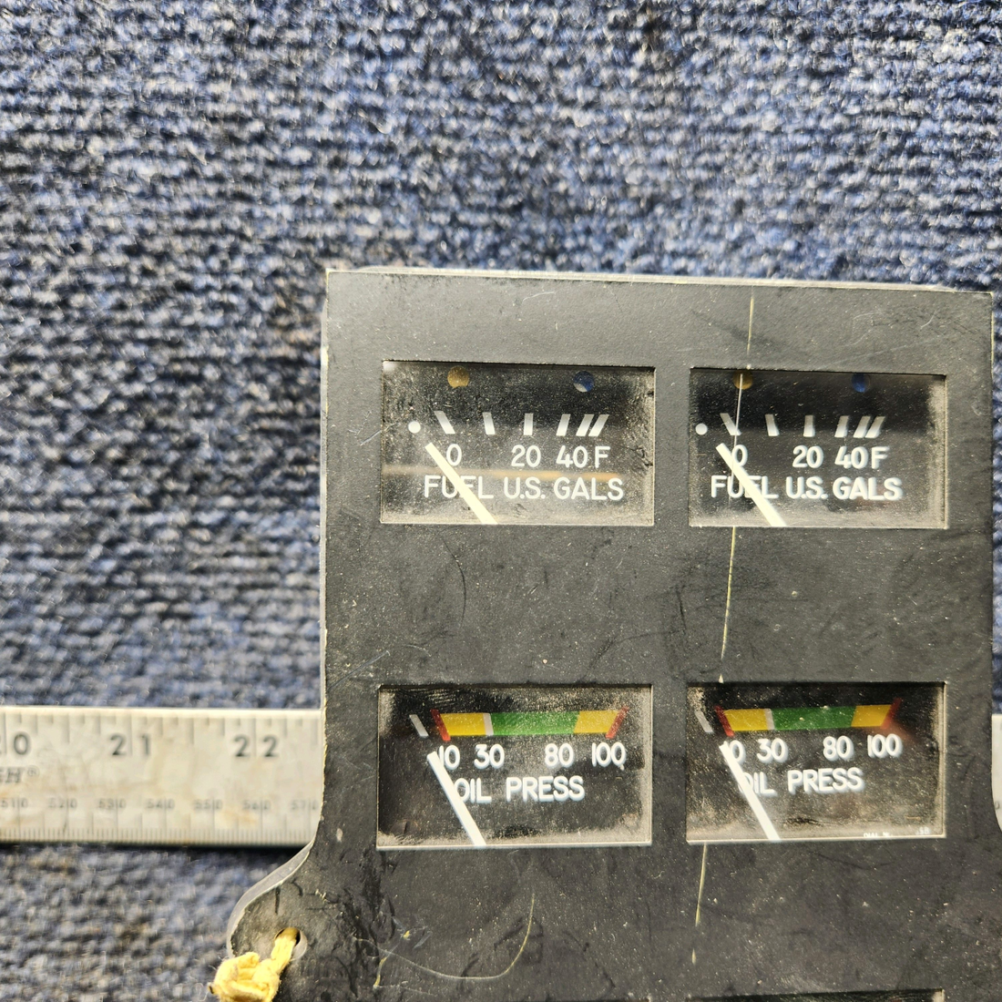 Used aircraft parts for sale, 39569-003 Rochester Gauges Piper PA34-220T Intrument Gauge Cluster (12V)