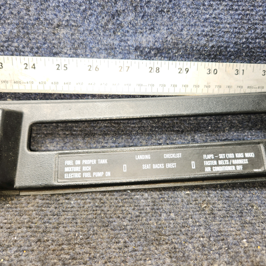 Used aircraft parts for sale, 67228-004 Piper PA28-161 Instrument Panel Cover - LH