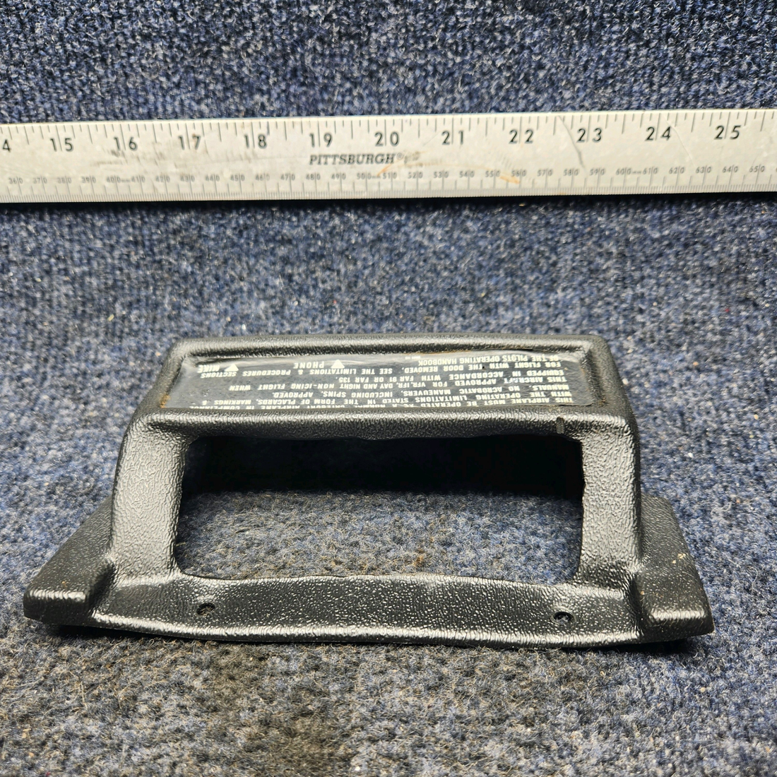 Used aircraft parts for sale, 79182-02 Piper PA32RT-300 SWITCH PLATE COVER - UNLIGHTED