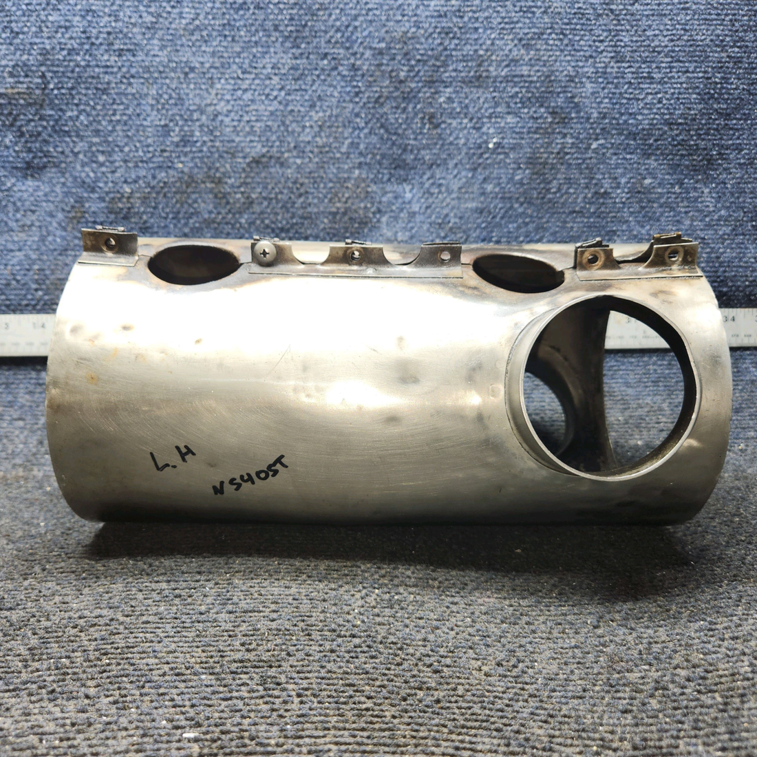 Used aircraft parts for sale, 0550176-37 Cessna 172E Shroud Assy Exhaust - LH