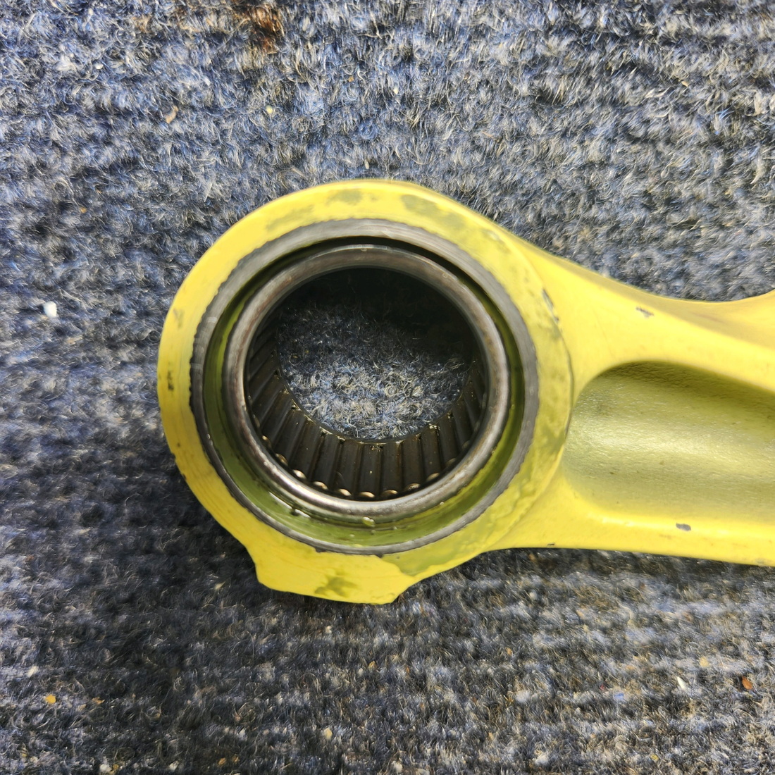 Used aircraft parts for sale, 35-524367-2r Beechcraft F33A RUDDER PEDAL LOWER ARM CO-PILOT