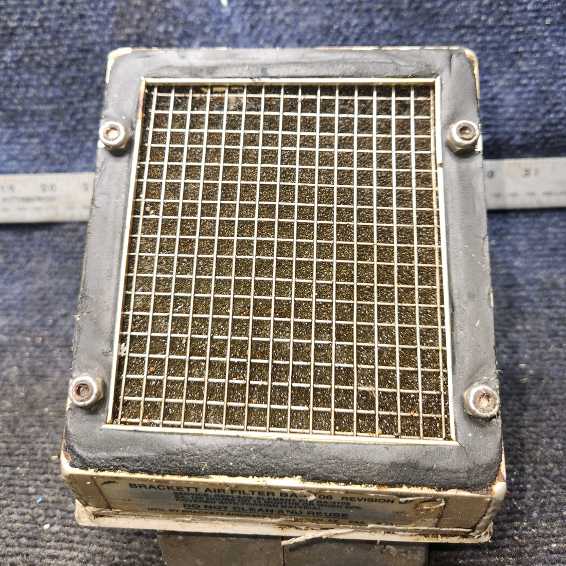 Used aircraft parts for sale, BA-4106 GRUMMAN Air Filter Intake Bracket Assembly