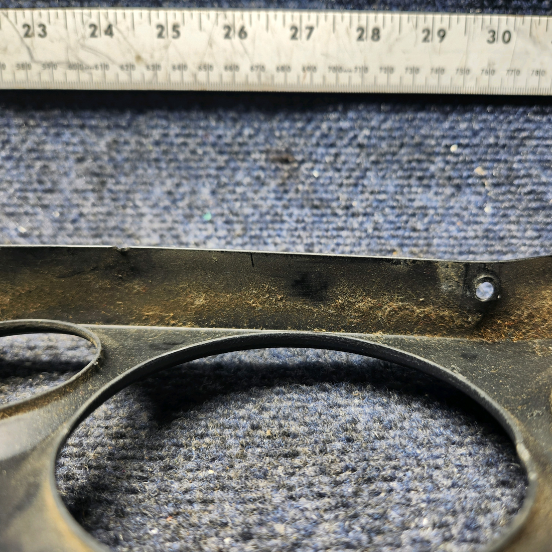 Used aircraft parts for sale, 66918-16 Piper PA28-140 Lower Left Instrument Panel Cover - LH