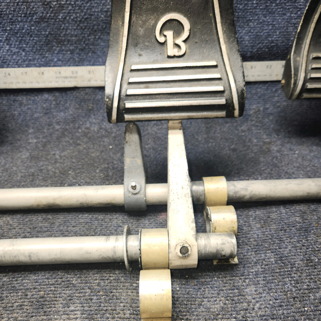 Used aircraft parts for sale, 169-524013-605 Beechcraft A24R Rudder Pedal Assy