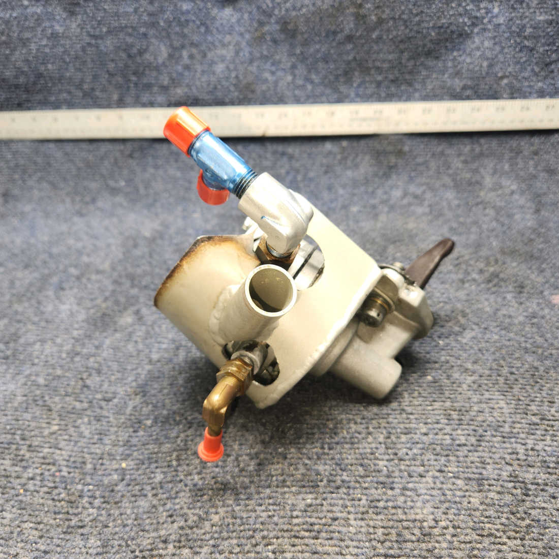 Used aircraft parts for sale, LW-15472 , 25006-00 Lycoming O-540 PIPER PA-24-250 Fuel Pump with Baffle Assy.