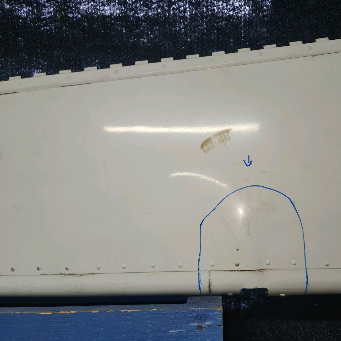 Used aircraft parts for sale, 0432001-52 cessna 150G Elevator Assembly - RH -Trim Tab Not Included