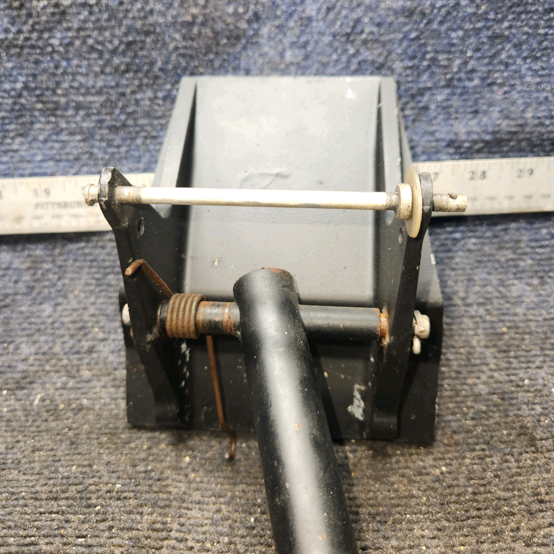Used aircraft parts for sale, 1460320-1, 0411307, 1460505-1 Cessna 172F Rudder Pedal Spring & Arm