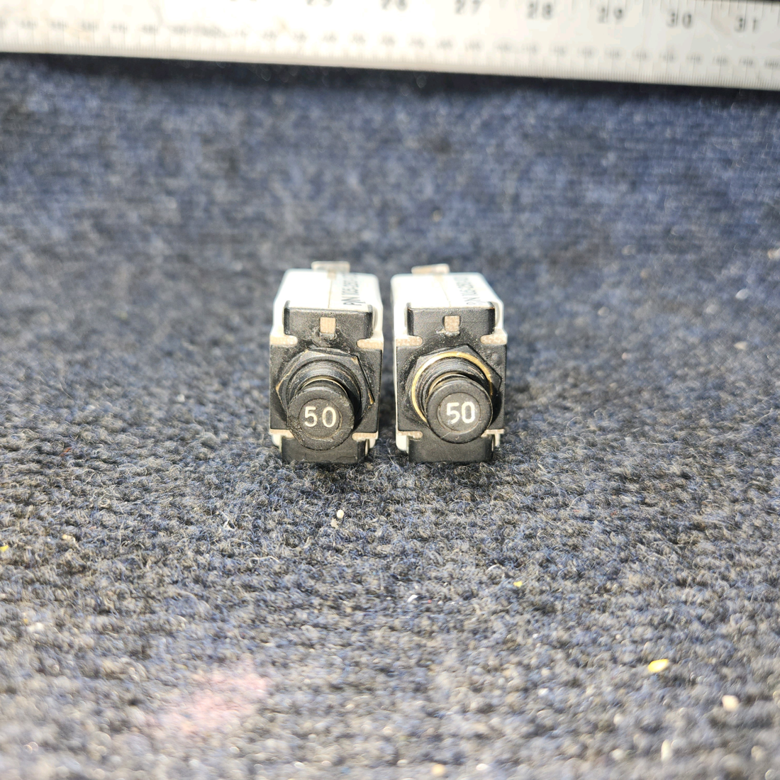 Used aircraft parts for sale, 105-250-101 Wood Electric BEECHCRAFT 95-55B Push-Button Circuit Breaker