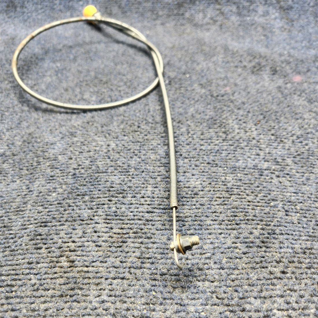 Used aircraft parts for sale, 35-380051-23 Beechcraft F33A DEFROST CONTROL CABLE ASSEMBLY (LENGTH: 40")