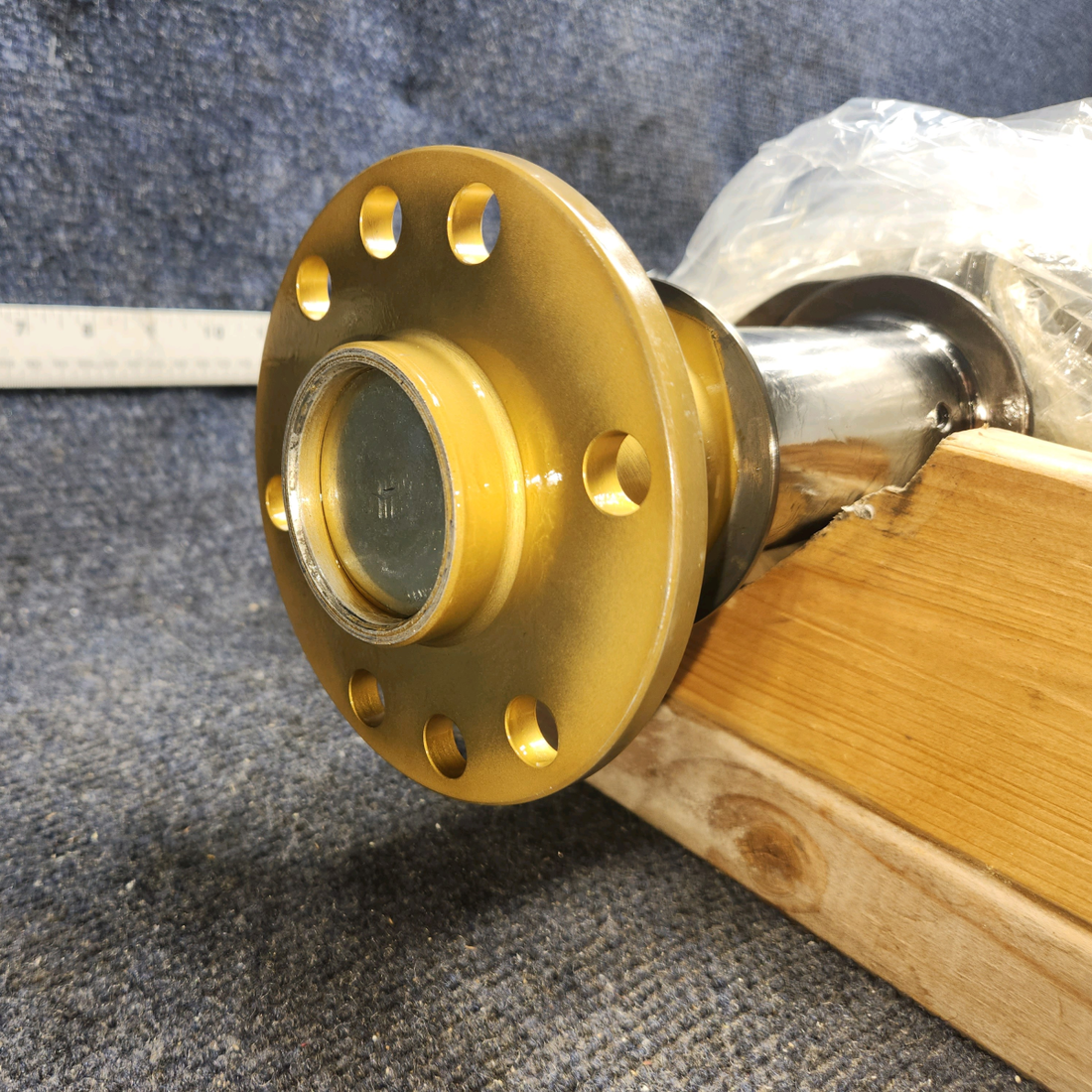 Used aircraft parts for sale, 653382, 580789 Continental O-300D Cessna 172F Crankshaft Assy With Counterweights