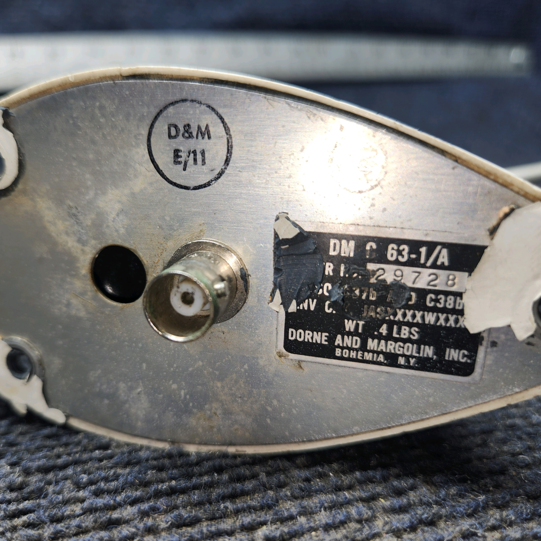 Used aircraft parts for sale, DMC63-1-A DM Piper PA32RT-300 VHF Antenna