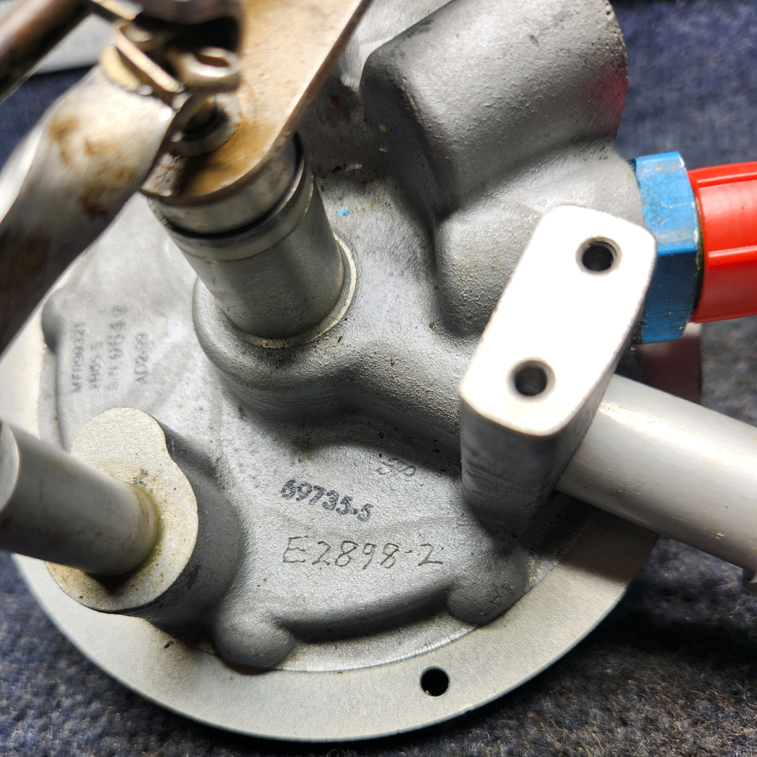 Used aircraft parts for sale, 65407-007 Airborne  [part_model] Piper PA32RT-300 FUEL SELECTOR VALVE W/ ROD