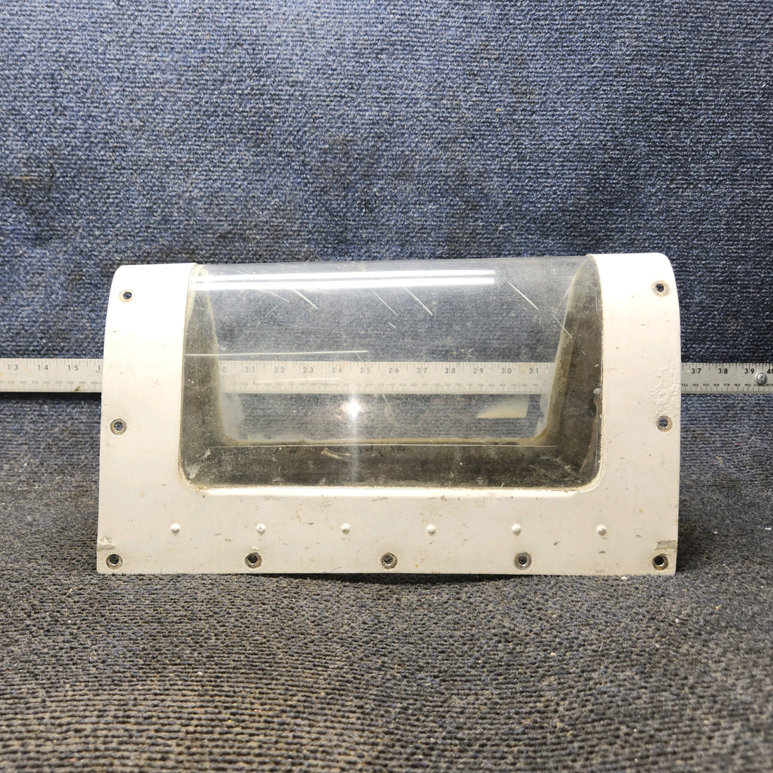 Used aircraft parts for sale, 0523115 cessna 150G Landing Light Window Assembly with Lens