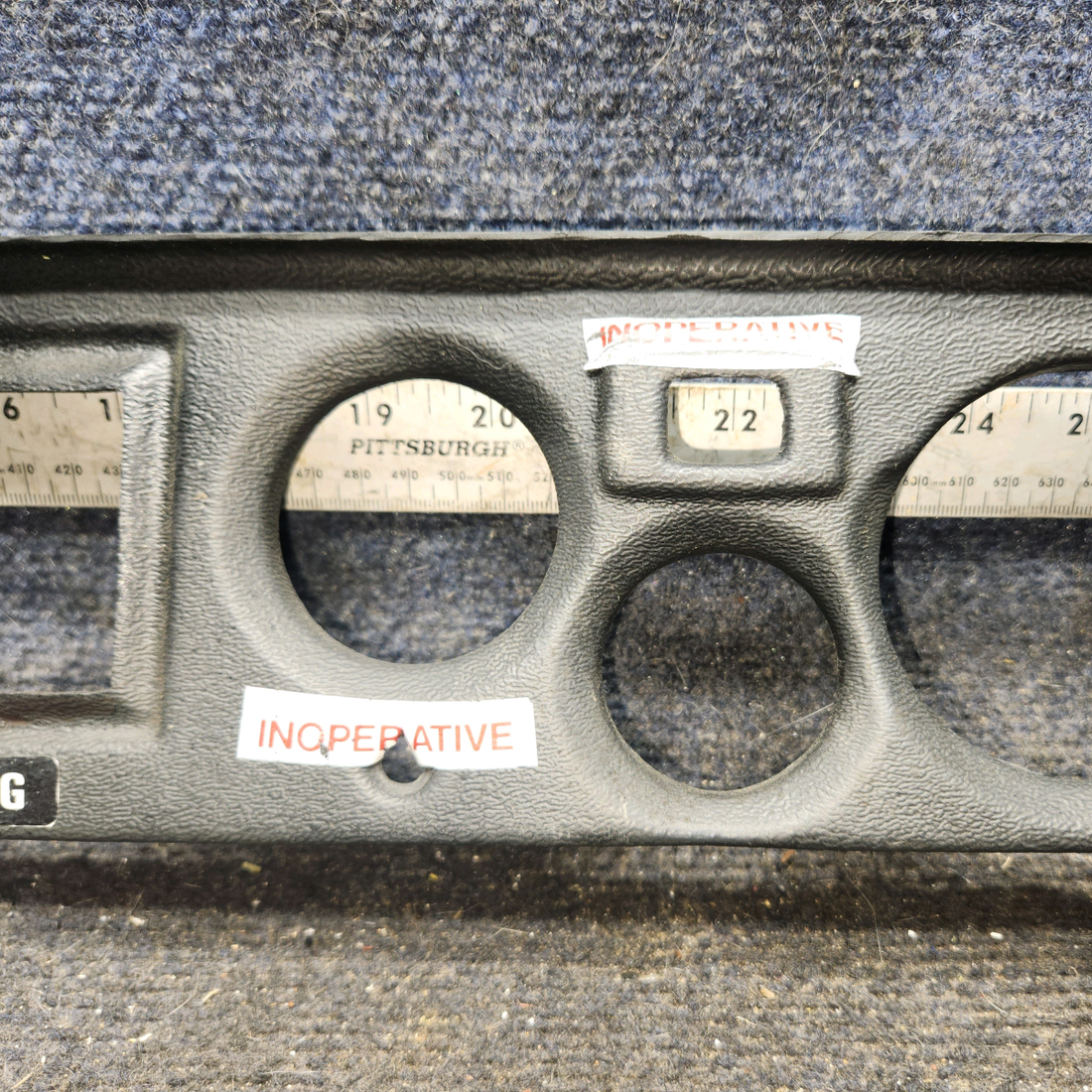 Used aircraft parts for sale, 66918-016 piper PA-28-181 Instrument Panel Cover Assembly - Lower LH