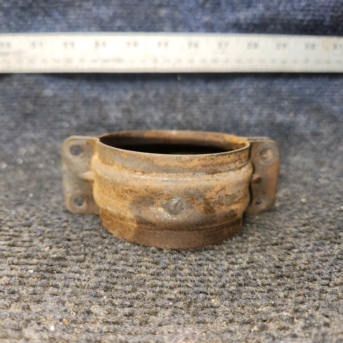 Used aircraft parts for sale, 0750161-25 Cessna 182G Exhaust Clamp
