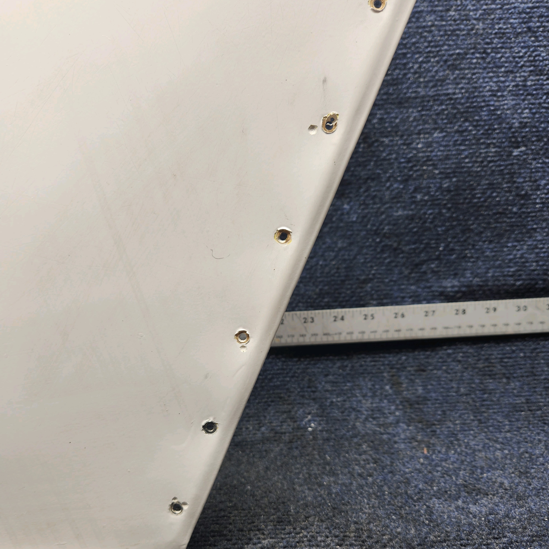 Used aircraft parts for sale, 169-440013-11 Beechcraft A23A Musketeer Custom III DORSAL FIN. "SOME CRACK IN HOLES - SEE PHOTOS"