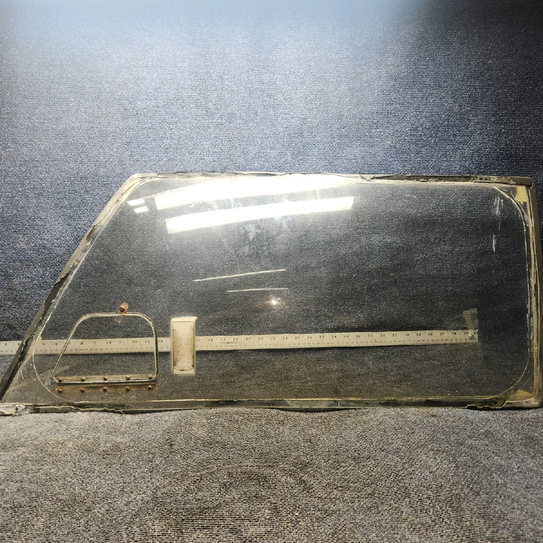 Used aircraft parts for sale, 65826-005, 65896-000 piper PA-28-181 Front Window w/ Storm Window - LH