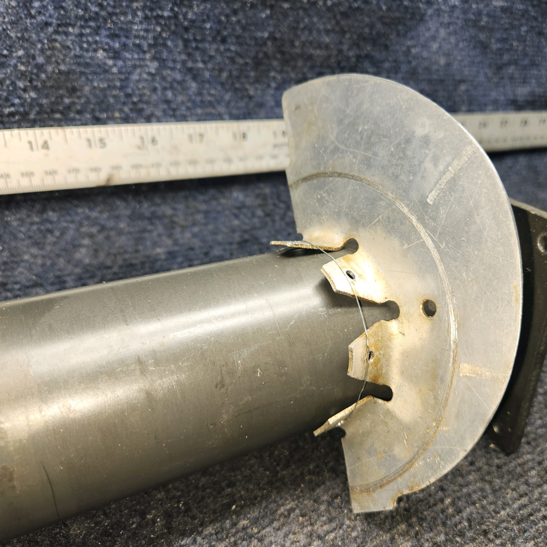 Used aircraft parts for sale, 169-524071-1 Beechcraft A24R Tube Assembly Flap Torque LH