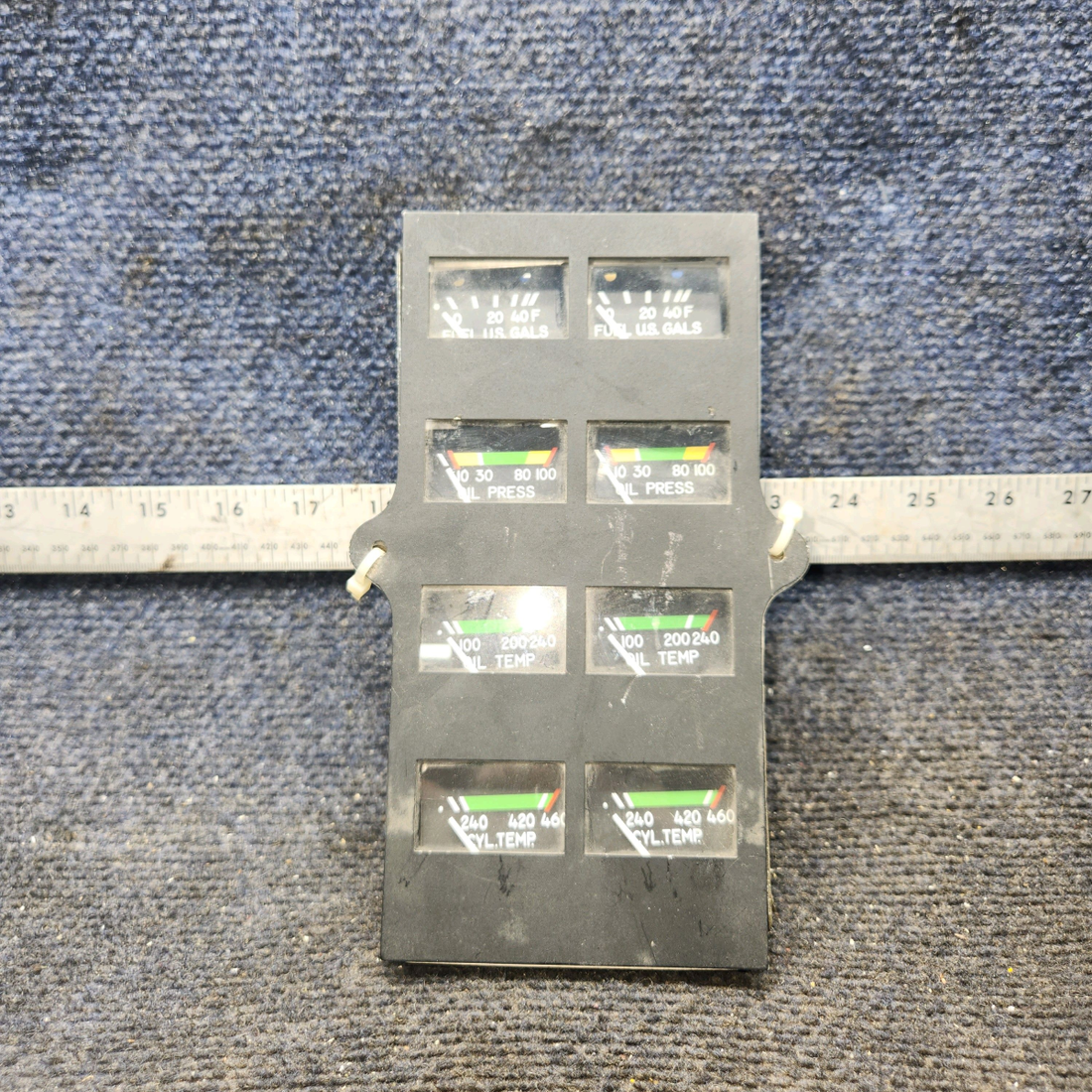 Used aircraft parts for sale, 39569-003 Rochester Gauges Piper PA34-220T Instruments Gauge Cluster (12V)
