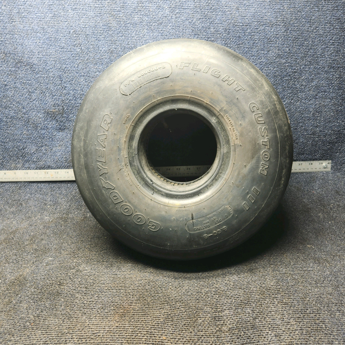 Used aircraft parts for sale, 606C66-8 Goodyear Beechcraft 35-33 Flight Custom III Tire