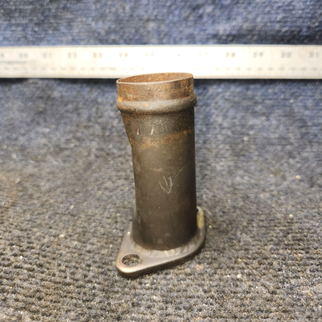 Used aircraft parts for sale, 0550157-7 Continental O-300 Cessna 172 Exhaust Straight Riser
