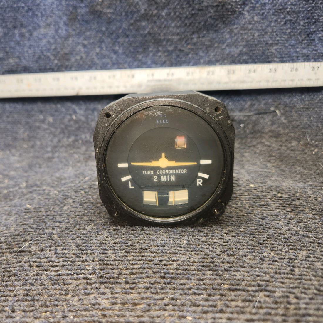 Used aircraft parts for sale, C661003-0506 R.C Allen 82A-11 cessna 172k Gyro Turn Coordinator – 12/24V