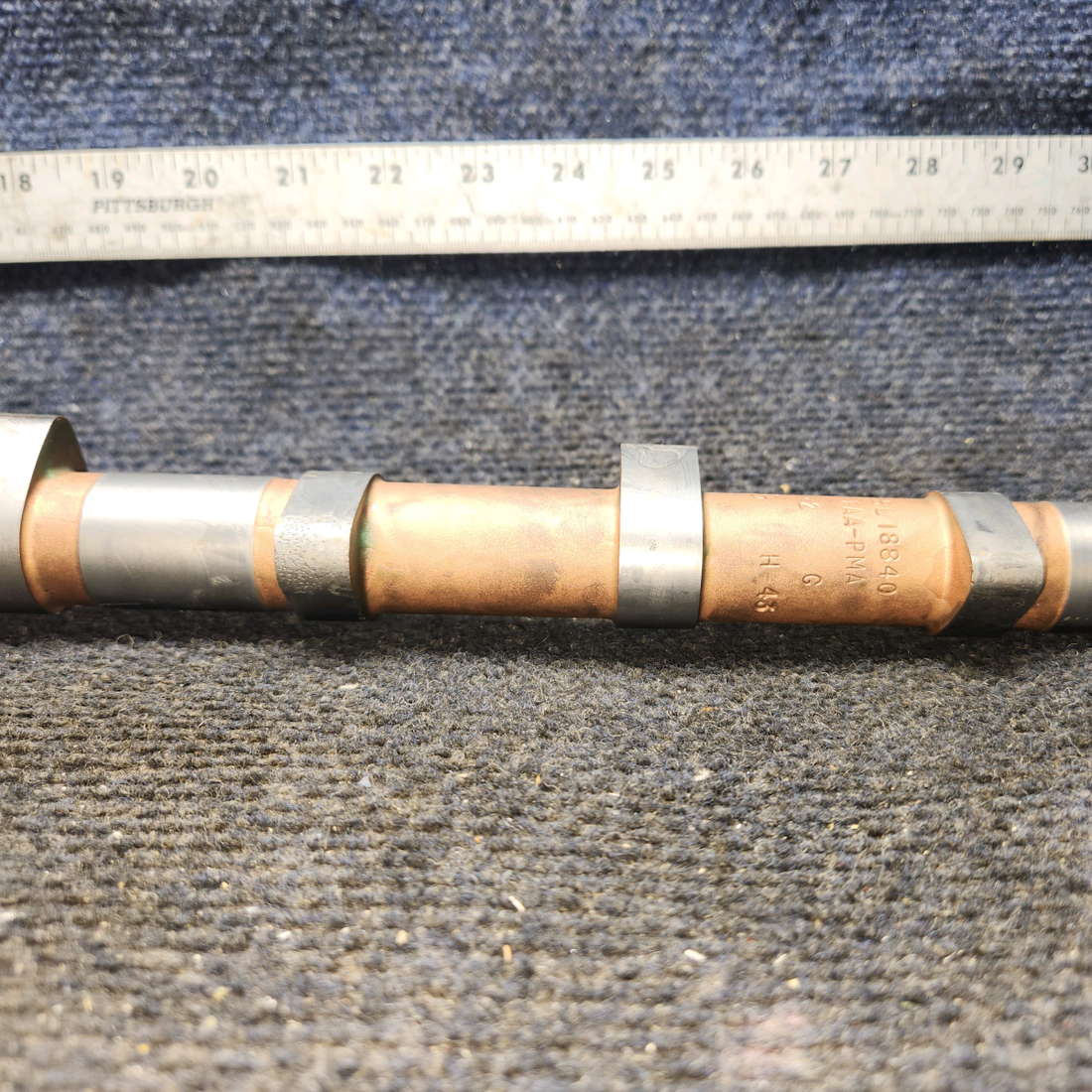 Used aircraft parts for sale, LW-18840 Lycoming O-320 PIPER PA28-140 Camshaft Assy