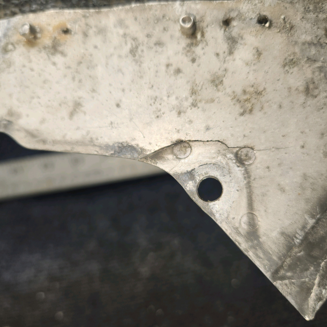 Used aircraft parts for sale, 63617-015 PIPER PA28-140 Rear Engine Baffle - LH