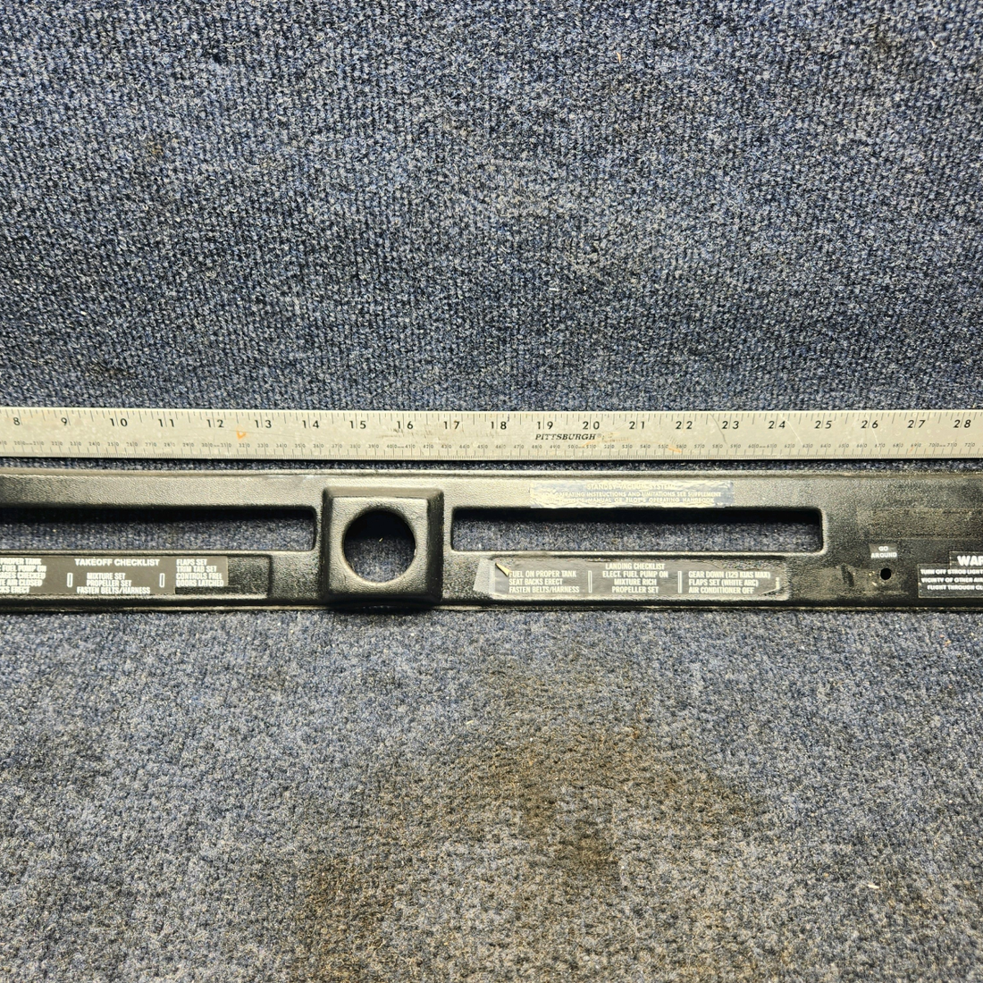 Used aircraft parts for sale, 69338-02 Piper PA32RT-300 MIDDLE LEFT INSTRUMENT PANEL