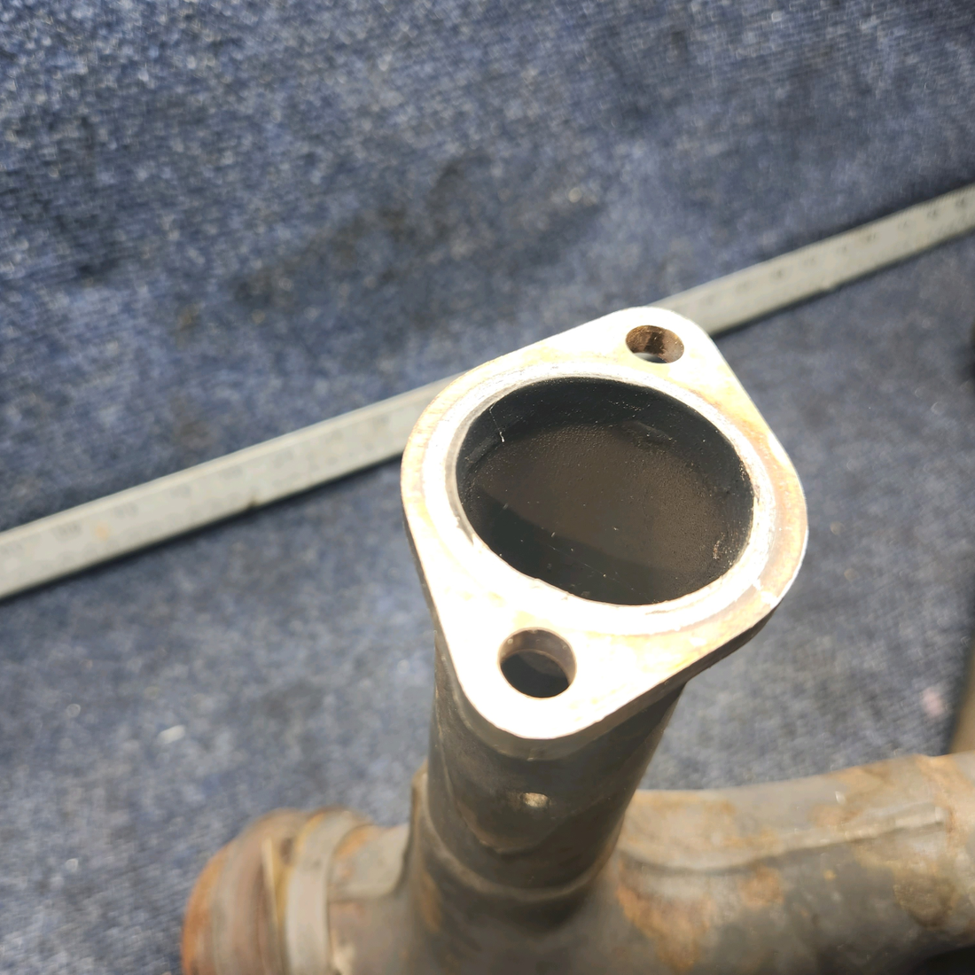 Used aircraft parts for sale, 2454000-14/ 2454000-11 Cessna 172RG Exhaust Collector - Riser- Crossover
