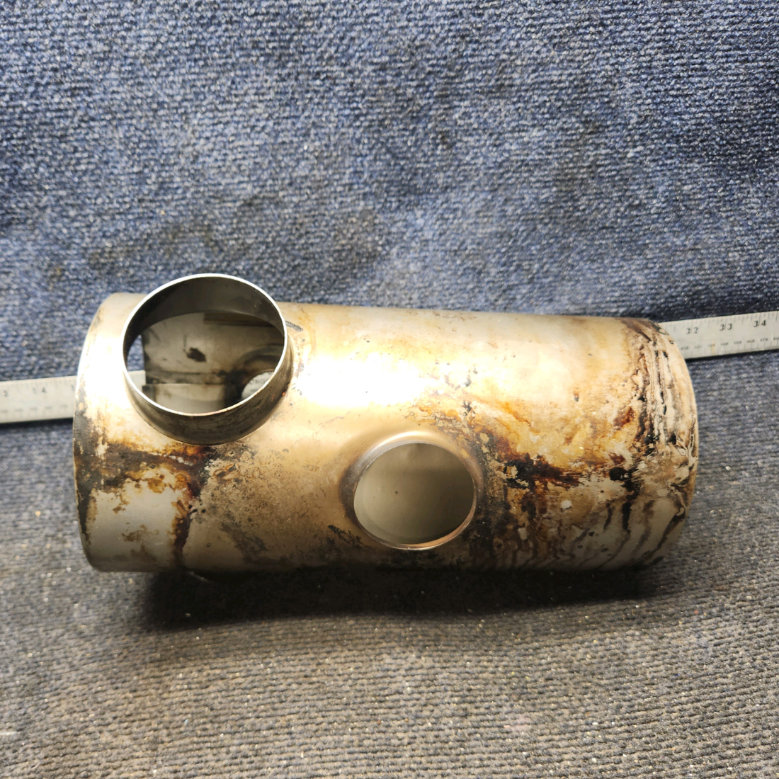 Used aircraft parts for sale, 0550176-37 Cessna 172E Shroud Assy Exhaust - LH