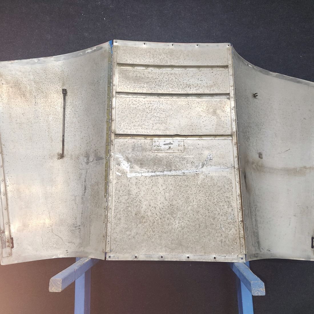 Used aircraft parts for sale, 63750-000 Piper PA28-140 Engine Cowling Assembly Upper Has a repair.