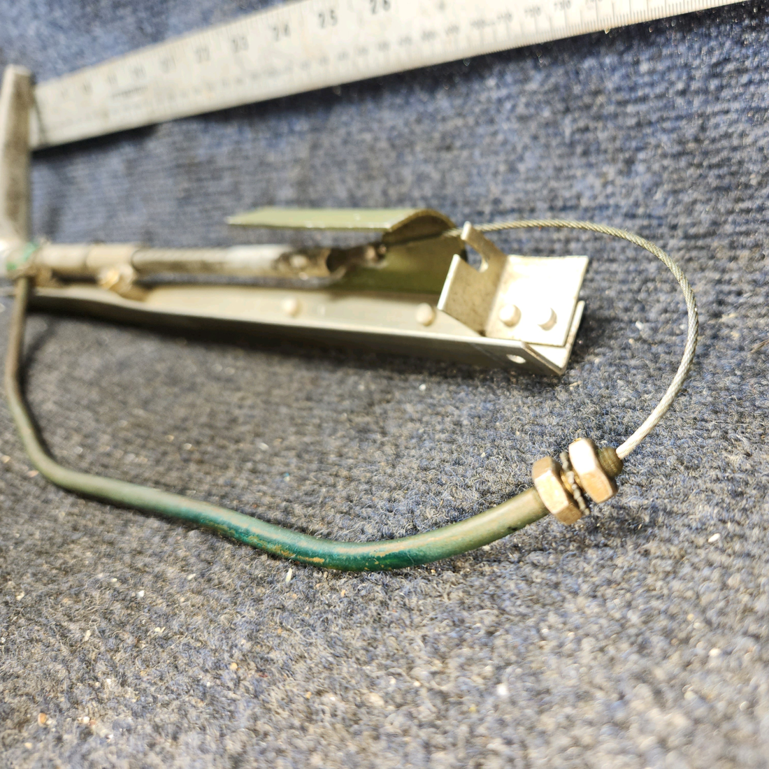 Used aircraft parts for sale, 0813150-55 Cessna 172F Parking Brake Handle Assy