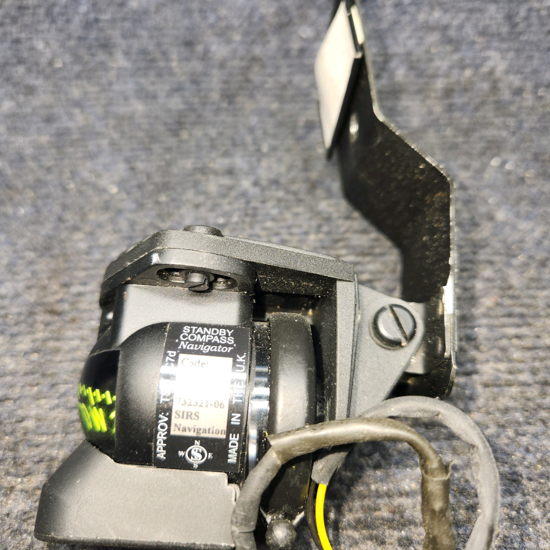 Used aircraft parts for sale, NV2C-12V SIRS Navigation PIPER PA-24-250 Standby Compass Indicator (Volts: 12)