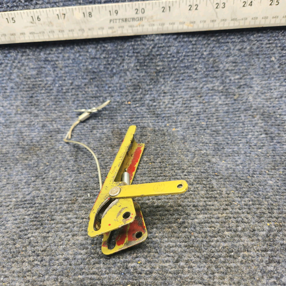 Used aircraft parts for sale, 350191-501 Mooney M20K BAGGAGE DOOR EMERGENCY LATCH HANDLE