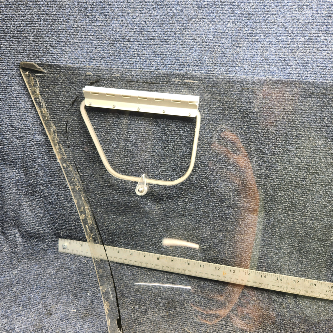 Used aircraft parts for sale, 65826-005 PIPER PA28-161 Warrior III WINDOW FRONT LEFT ASSEMBLY W/ STROM WINDOW