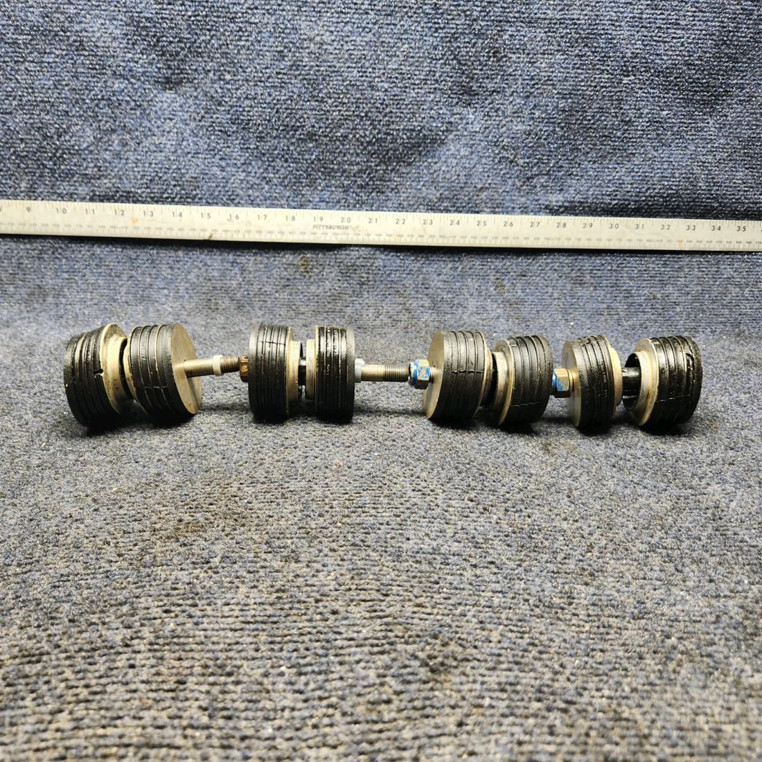 Used aircraft parts for sale, J-10776-1 Beechcraft A23A Musketeer Custom III J-10778-16 SET WITH 4 UNITS SHOCK MOUNT