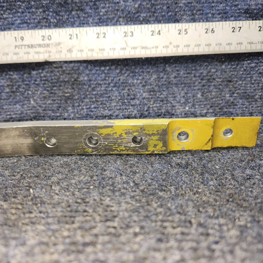 Used aircraft parts for sale, 169-110018 Beechcraft A24R Fitting Spar Cap Lower Splice FORWARD