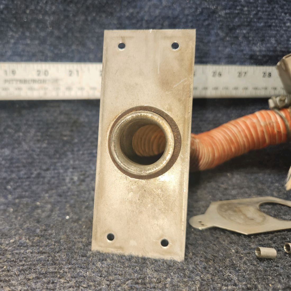 Used aircraft parts for sale, 69273-000 Piper PA28-140 Defroster Valve Housing