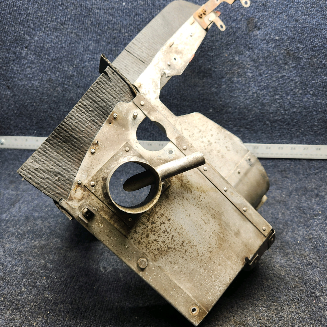 Used aircraft parts for sale, 63617-015 PIPER PA28-140 ENGINE BAFFLE LH REAR