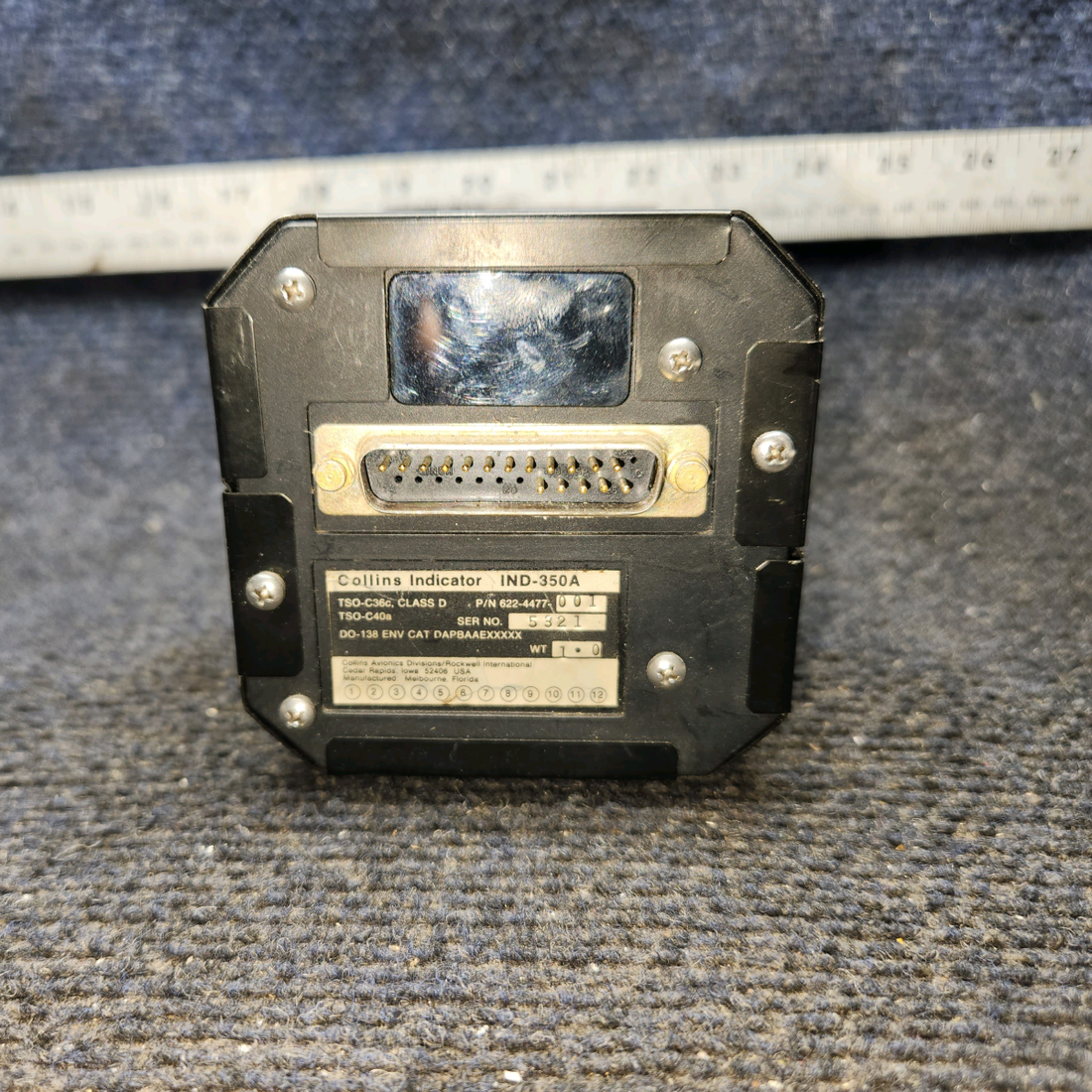 Used aircraft parts for sale, 622-2082-003 Collins IND-350A VOR / LOC Indicator
