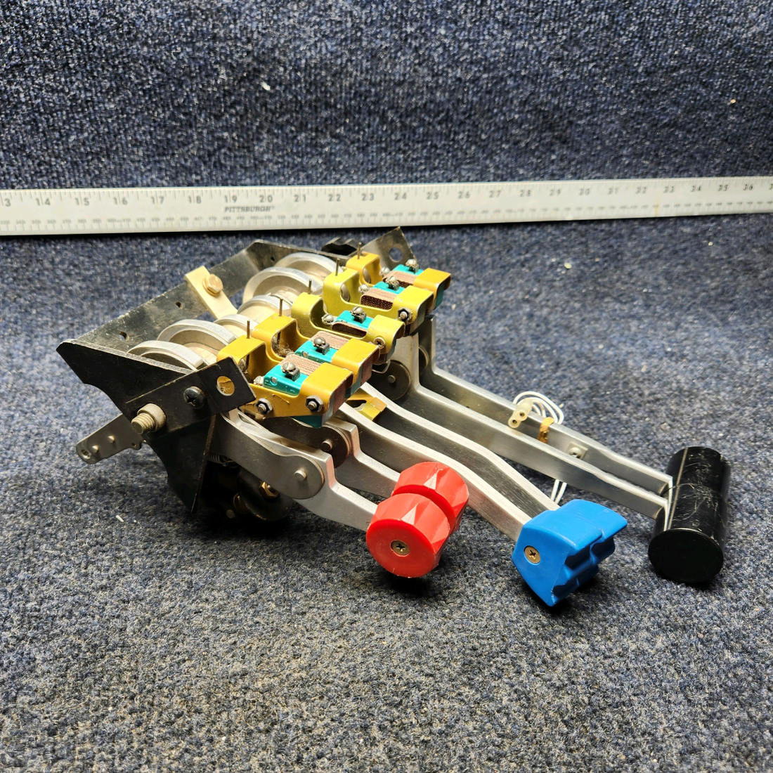 Used aircraft parts for sale, 50331-003 Piper  [part_model] Texas Several CONTROL PEDESTAL QUADRANT W/SWITCH