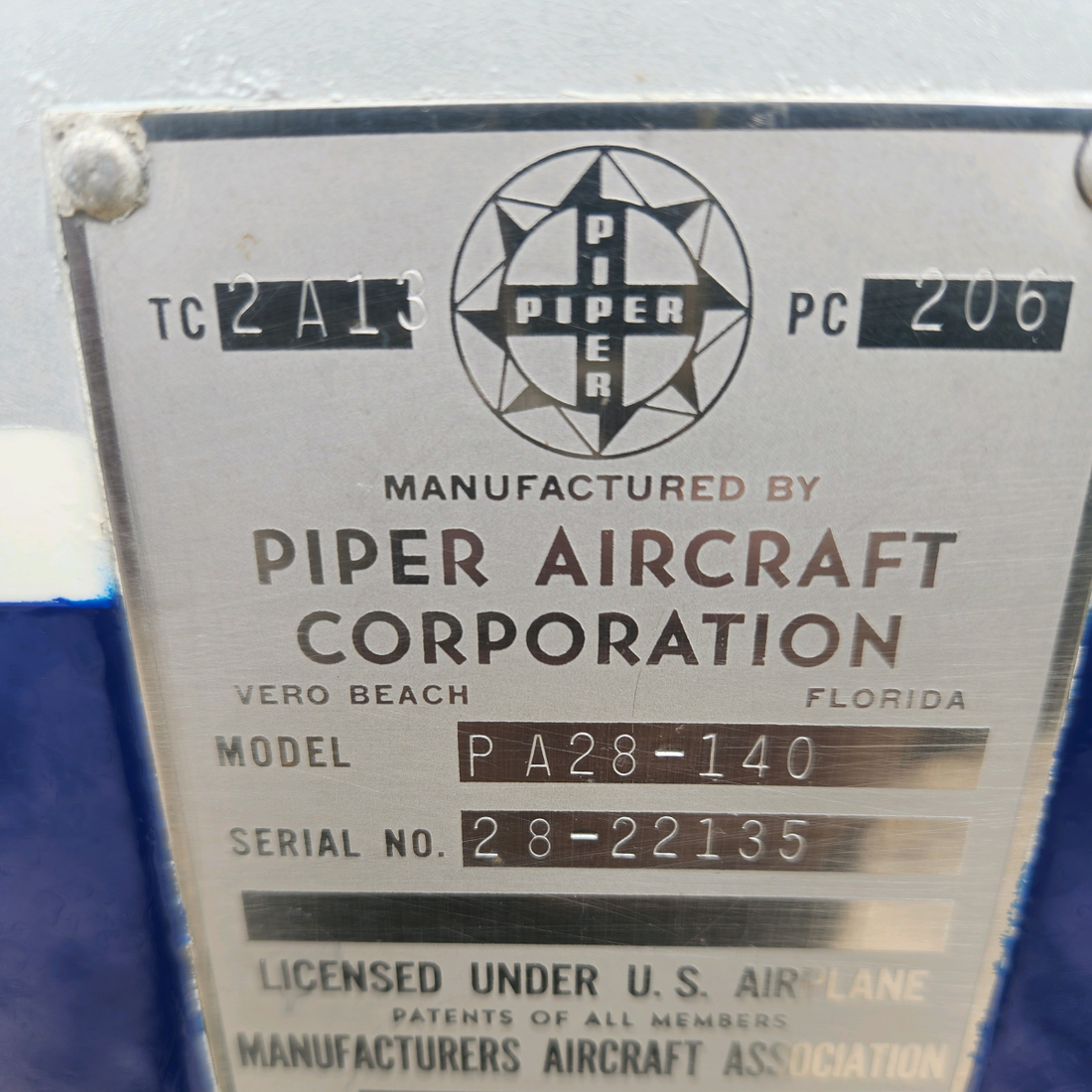 Used aircraft parts for sale, Piper PA28-140 Fuselage PIPER PA28-140 PIPER PA28-140 FUSELAGE W LOGS- NO AIRWORTHINESS - "ONLY FOR PARTS"