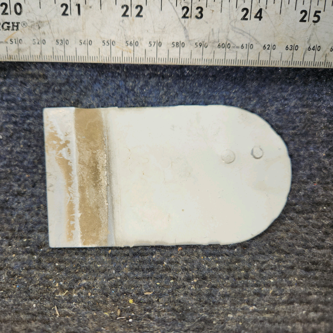 Used aircraft parts for sale, 35-105005-20 Beechcraft 35-33 Upper Aft Wing Bolt Panel